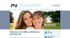Desktop Screenshot of mjackortho.com